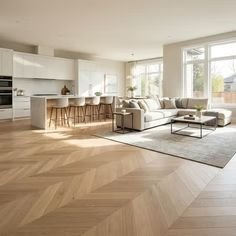 Chevron Flooring catalogue — real photos