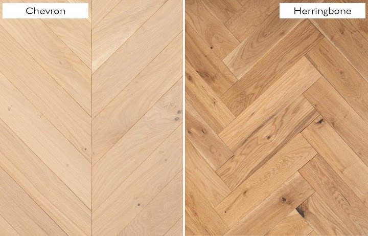 Herringbone Flooring catalogue — real photos