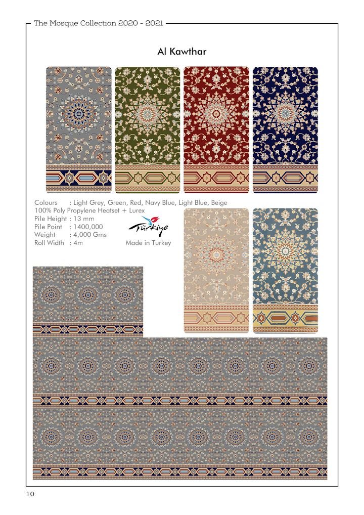 Al Kawthar — Mosque Carpet catalogue PDF