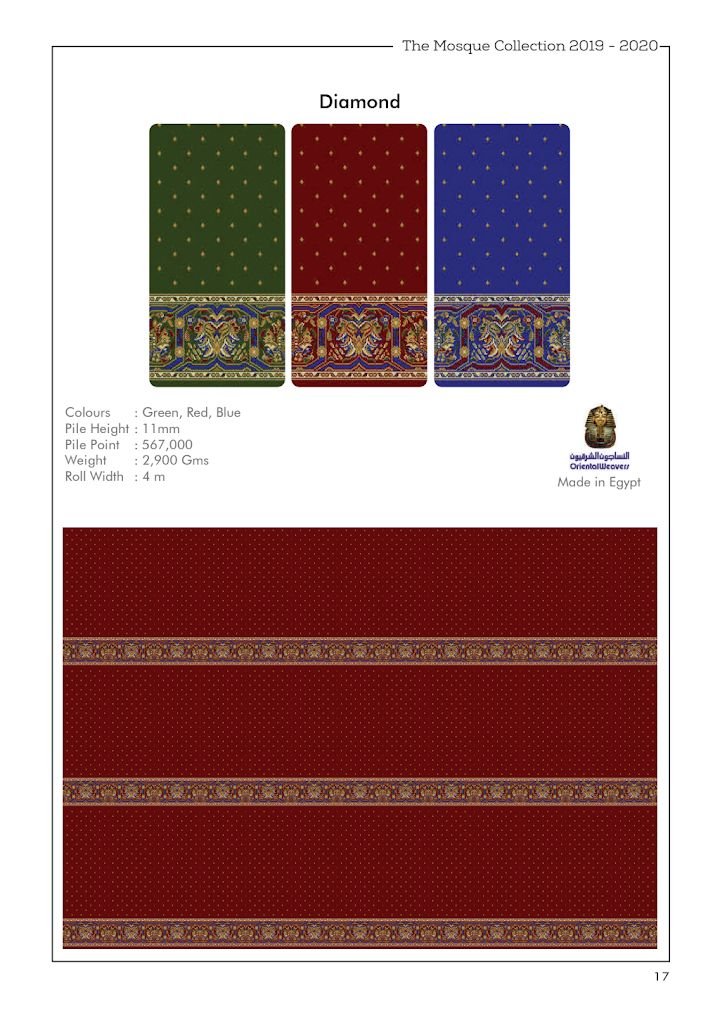 Diamond — Mosque Carpet catalogue PDF
