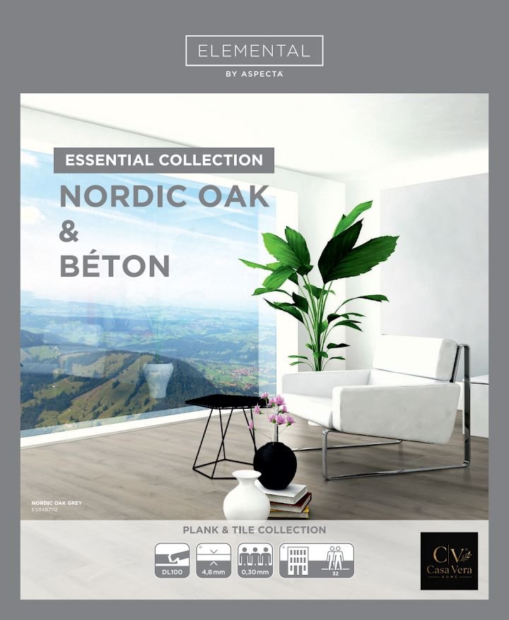 CV Nordic Oak & Beton — SPC catalogue PDF